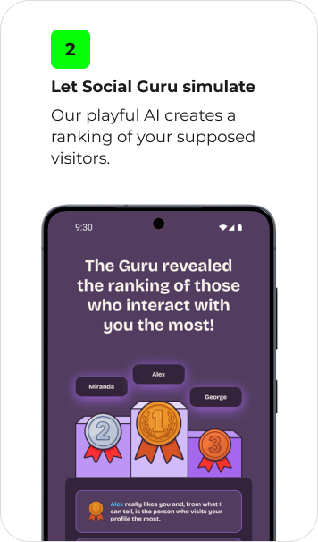 2. Let Social Guru simulate